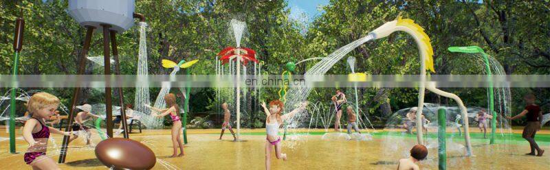 stainless steel Water Parks Splashpads for Hotels & Resorts