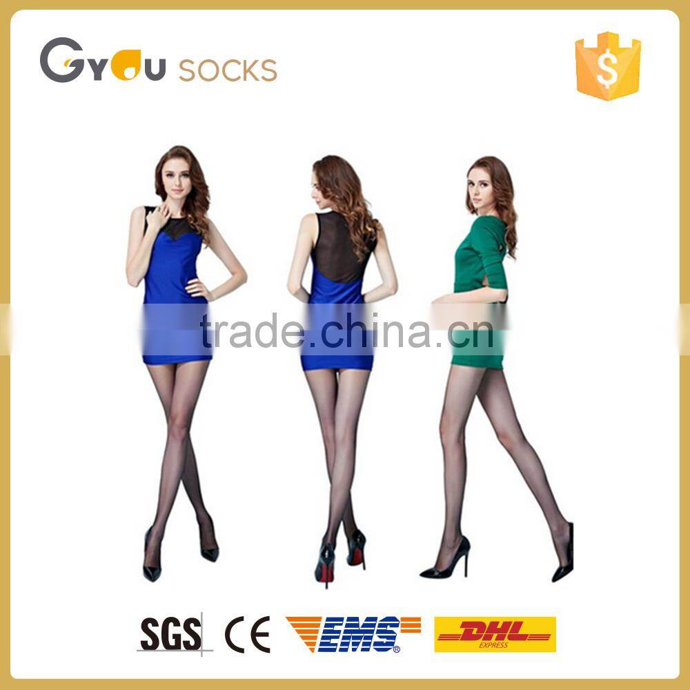 Women's Control Top 12 Den All Sheer Toe silk stockings Tights Panty Hose