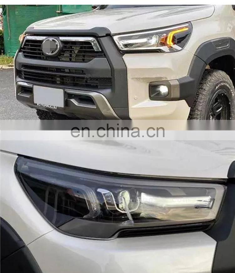 LED Headlights Compatible with Hilux Revo Rocco With Turn Signal Full Led Front Lamp Assembly
