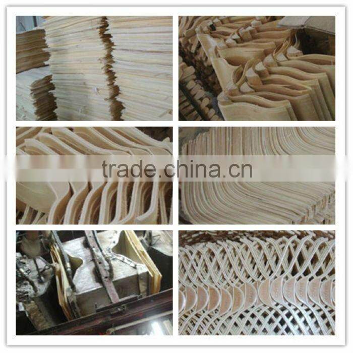 DA21 contoured natural laminated wooden hot sale hanger coats