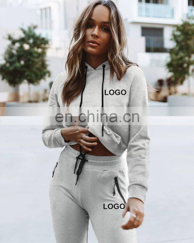 Custom Ladies Sportswear Women Pants Fitness Joggers Women Casual Zip Up Women Joggers