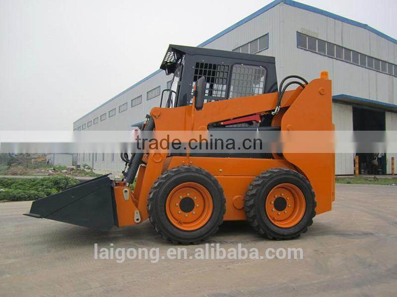 0.5m3 small mini skid steer loader with attachments