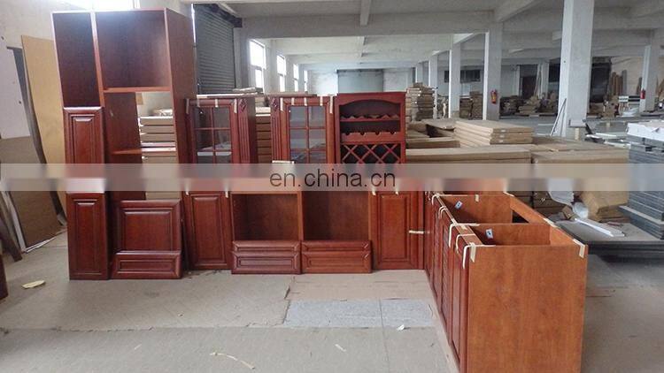 Kitchen furniture plastic PVC laminate kitchen cabinet