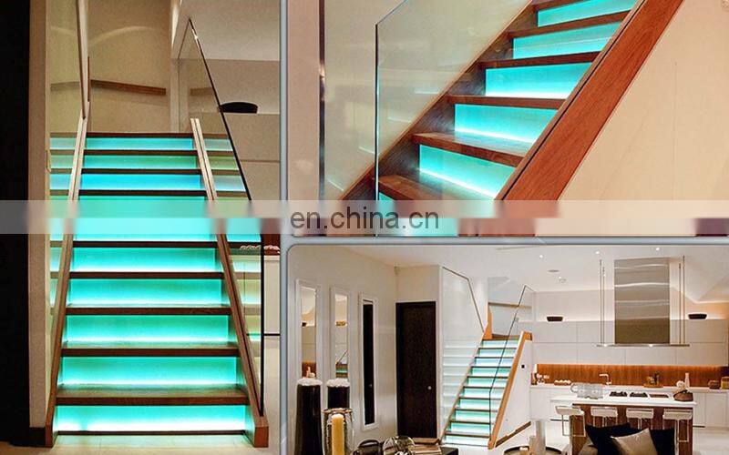wooden staircase /wood folding stairs / build floating staircase