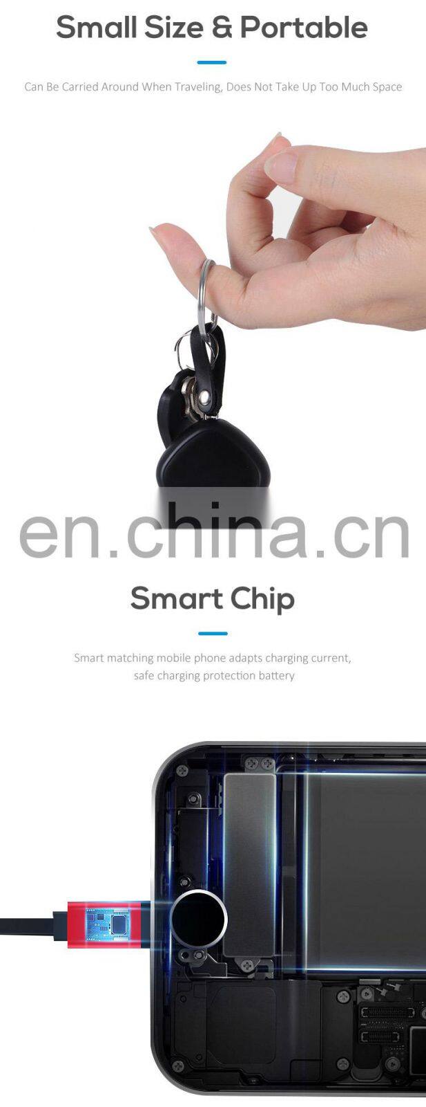 Keychain Usb Cable Manufacturer,Mobile Phone Fast Charging One Way Retractable 3.1 Type C Usb Data Cable