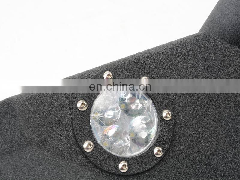 Car Front bumper with LED light for Jeep Wrangler JK 07+ bull bar spare parts