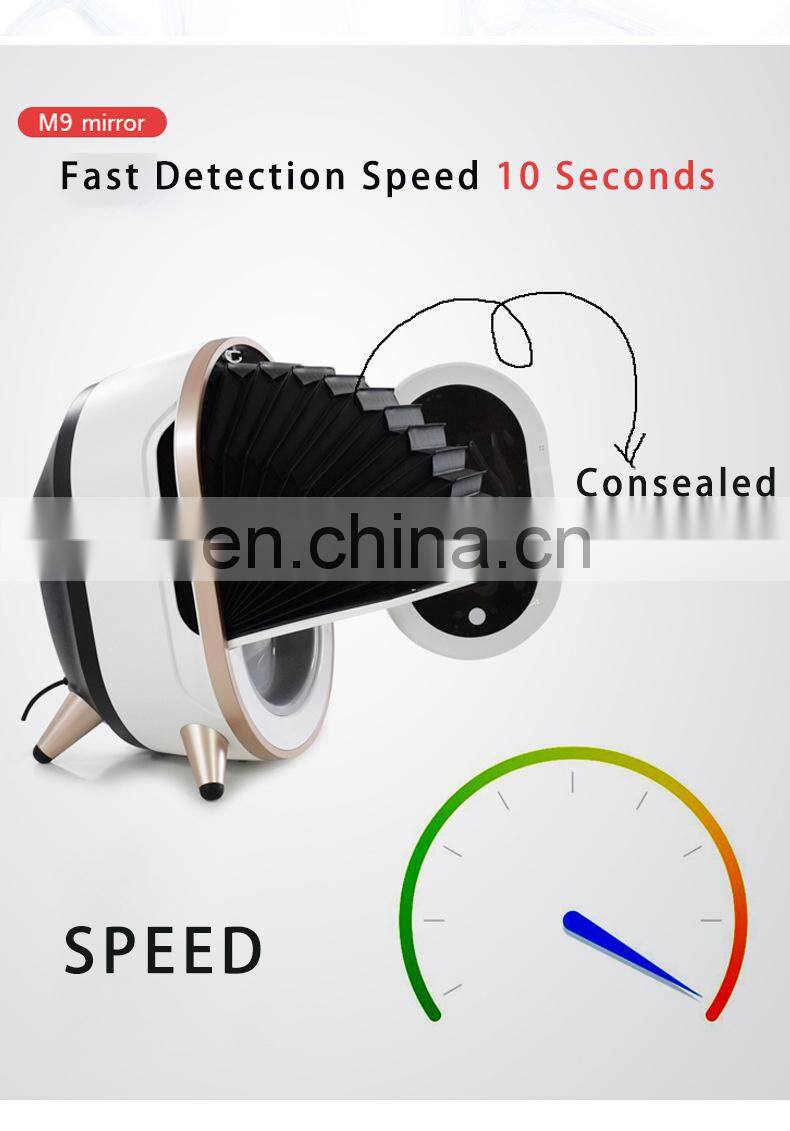 new portable dermlite hud smart skin scanner digital hot sale woods lamp for visia skin scanner analyzer imprim photo easy use