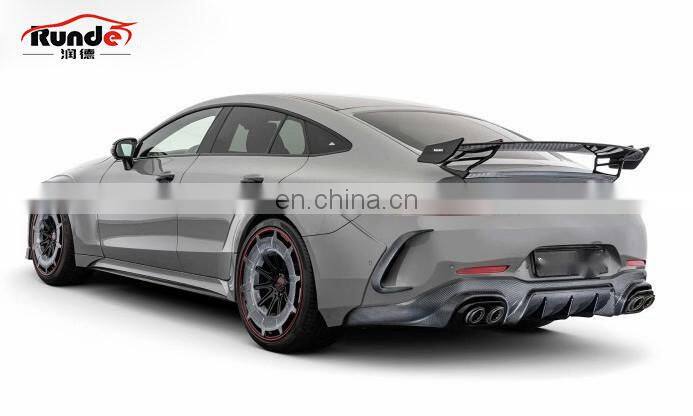Runde Carbon Fiber Wide Body Kit For Mercedes Benz X290 AMG GT43/GT63 Upgrade To Brabus Rocket 900 Style Bodykit Bumper