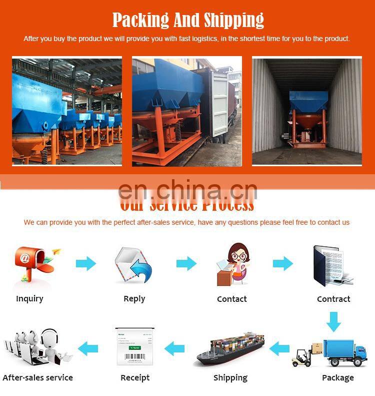 chrome tin lead zinc ore mineral gold jig concentrator