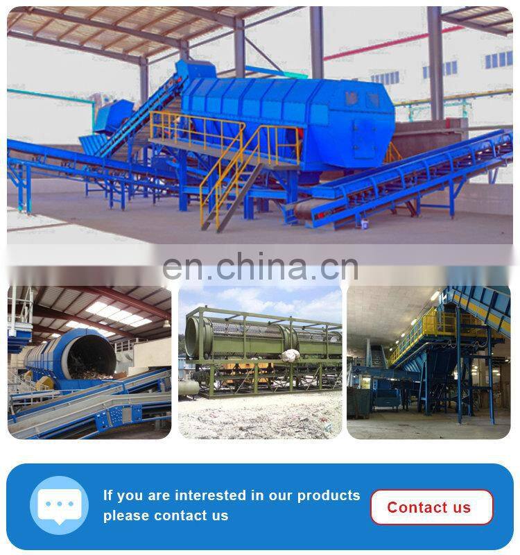 Automatic urban garbage sorting plant hot sale waste garbage recycling line