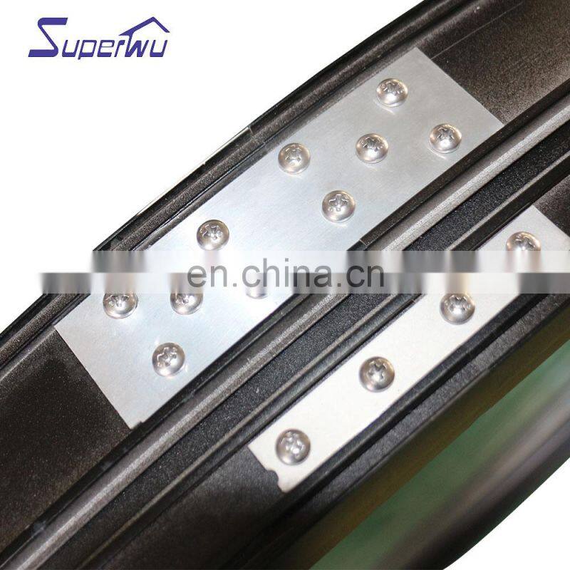 Superhouse aluminum fixed windows/hurricane rated windows/aluminium double glazed windows