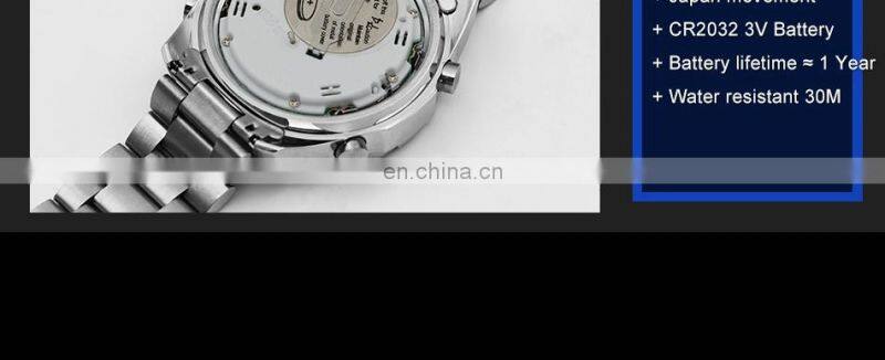 SINOBI Fashion Luxury Men Sports Digital Watch S9731G Online Dual Watch Waterproof Quartz Watches Jam Tangan Pria