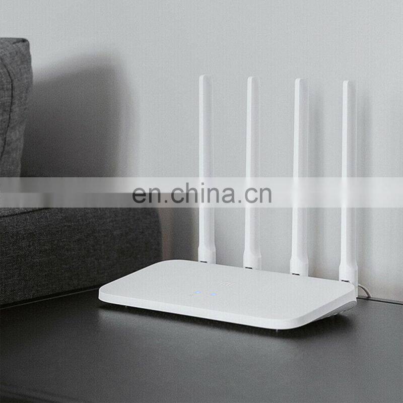 Original Mi WIFI Router 4C 64 RAM 300Mbps 2.4G 802.11 b/g/n 4 Antennas Band Wireless Routers WiFi Repeater APP Control