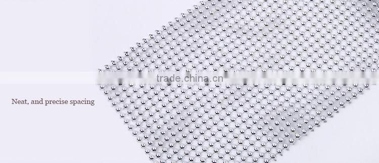 24 Rows Plastic Silver Mesh for Home Funiture Decoration