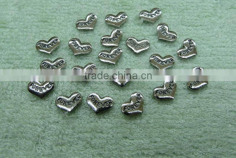 AIDS sign alloy metal loose charms floating lockets beads custom OEM design various styles