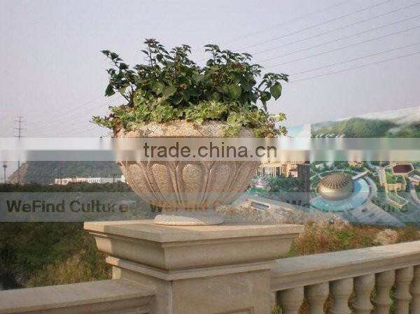Big Outdoor Garden Stone Flower Pots