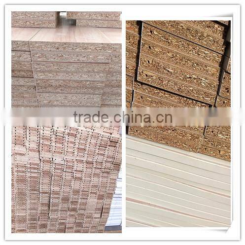 Perforation of melamine particleboard making for furniture