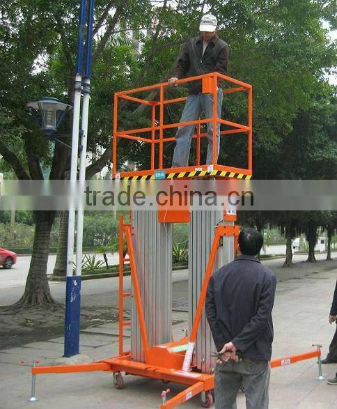 9meter single mast lift mobile portable aluminum work platform