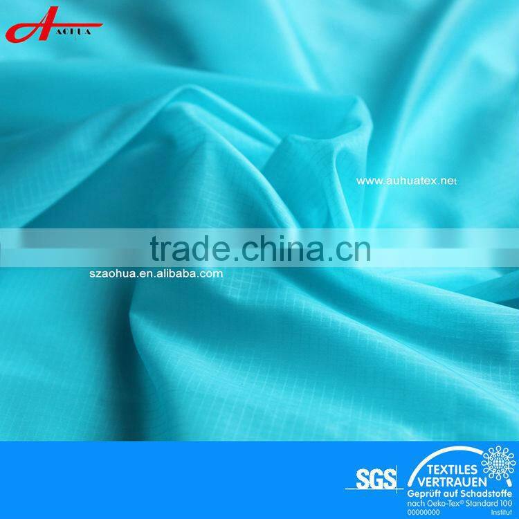 100% nylon cire finished high density fabric for down jacket