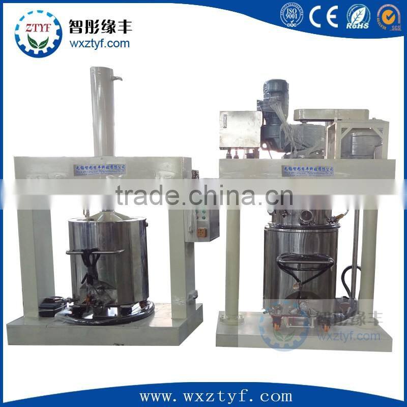 Dual shaft high speed planetary mixer high viscosity disperser