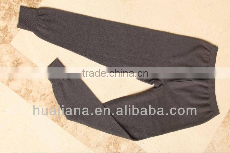 2014 winter cashmere legging for men OEM service
