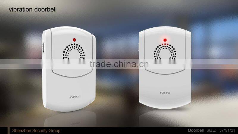 Wireless motion sensor doorbell /vibration doorbell for the deaf vibrator