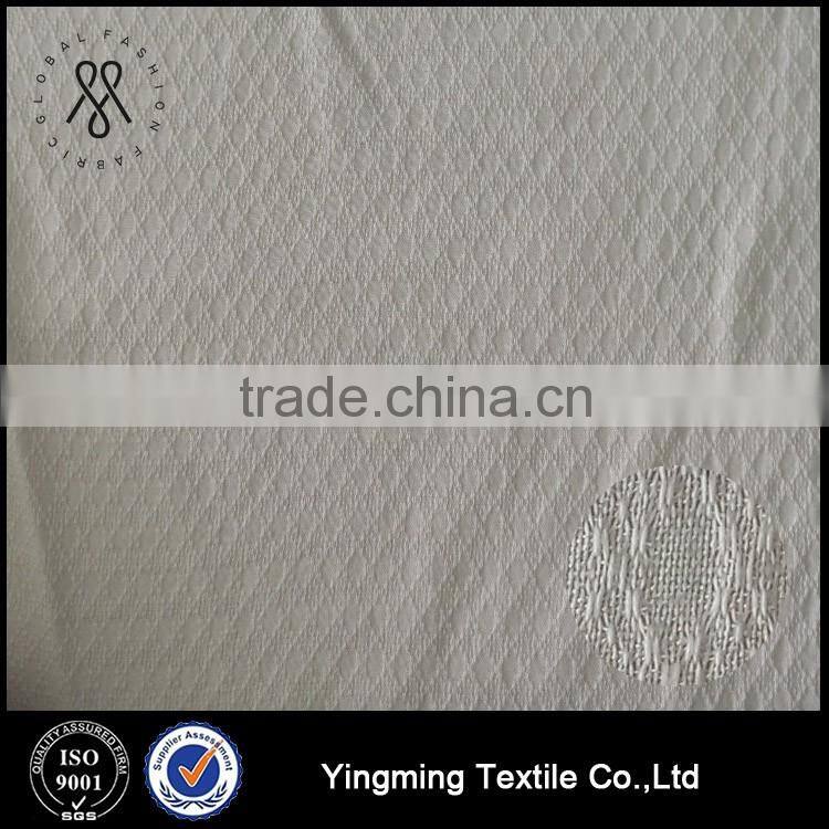 diamond shape check viscose fabric