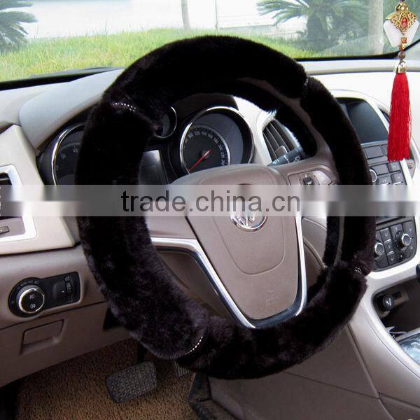 hairy jewel glitter car steering wheel cover