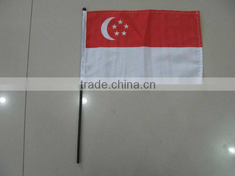 Promotional and custom logo printed plastic sticks for flags