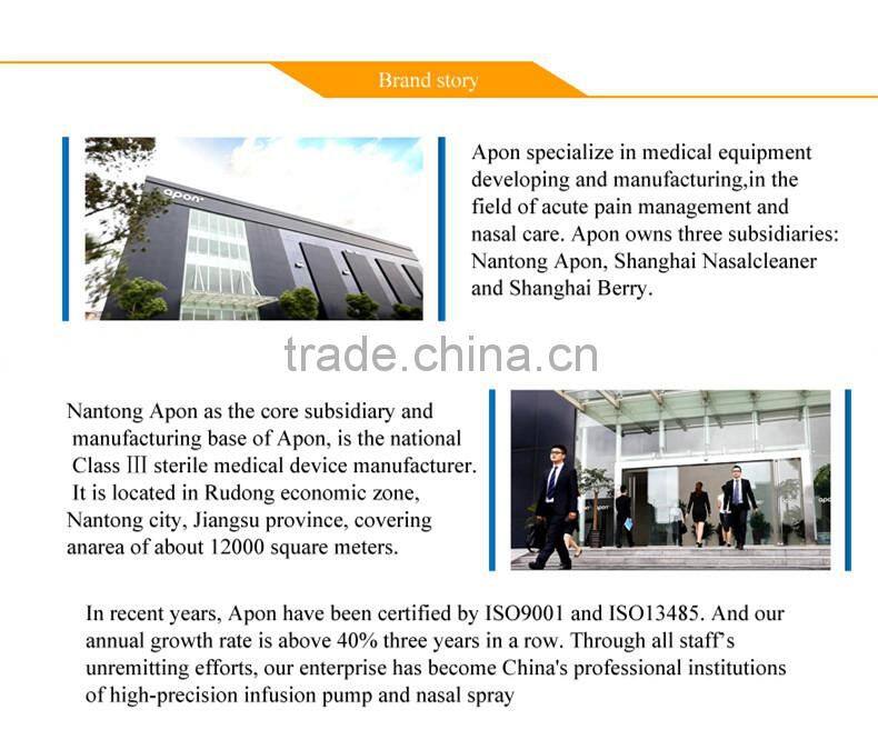 Apon high quality Multi-rate Medical Disposable Infusion Pump With Good Price