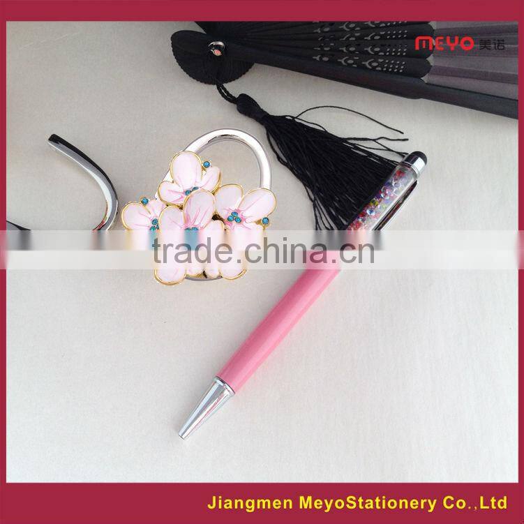 Touch Ball Pen And Folding Women's Bag Decorative Hanger gift, cheap gift for women