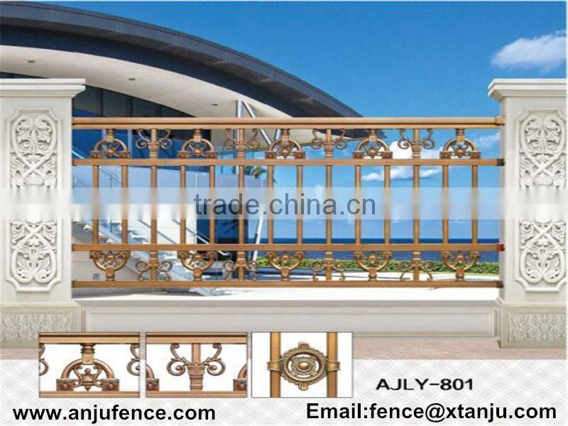 YT008 Fashion style decoration steel balcony grill designs