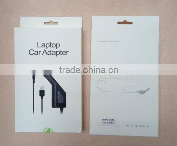 Wholesale 15V 5A Car Charger With 6.3mm 3.0mm Tip For Toshiba
