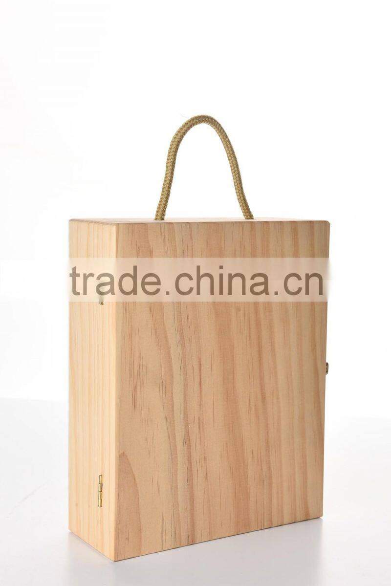 antique new design decorative handmade unfinished small timber crate for plant