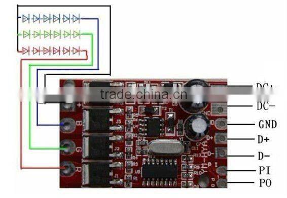 Shenzhen RGB 3 Channel DMX Decoder Constant Voltage LED Driver