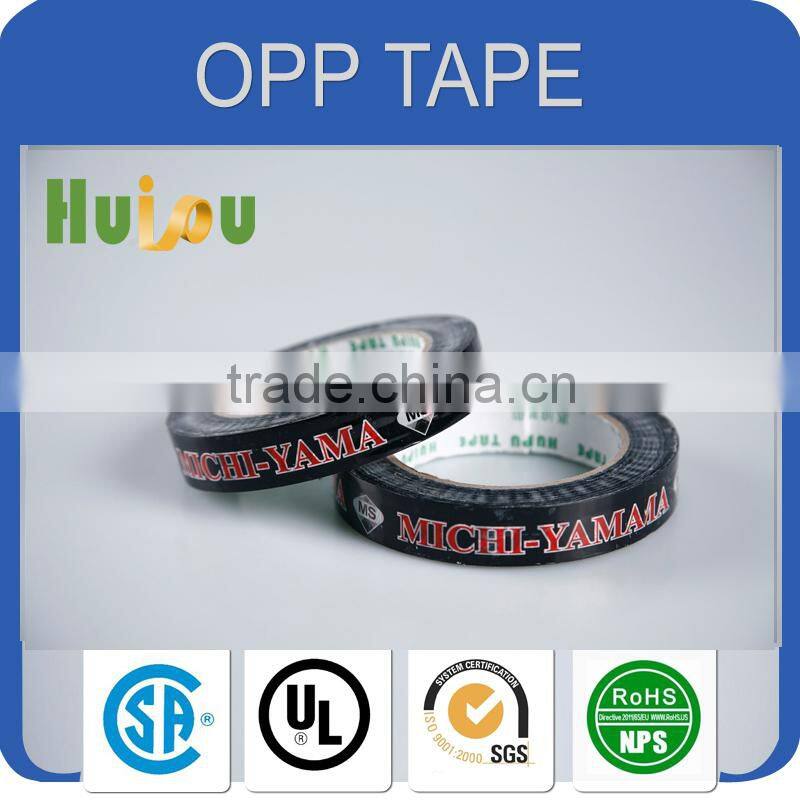 Bottom price manufacture transparent logo printed sellotape