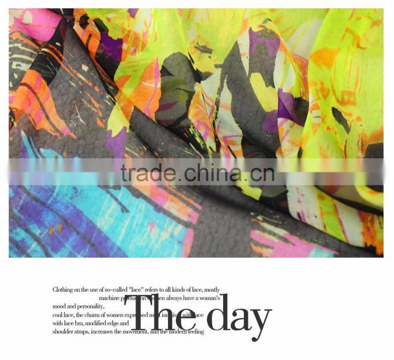 print chiffon fabric Shijiazhuang silk chiffon fabric plain chiffon fabric