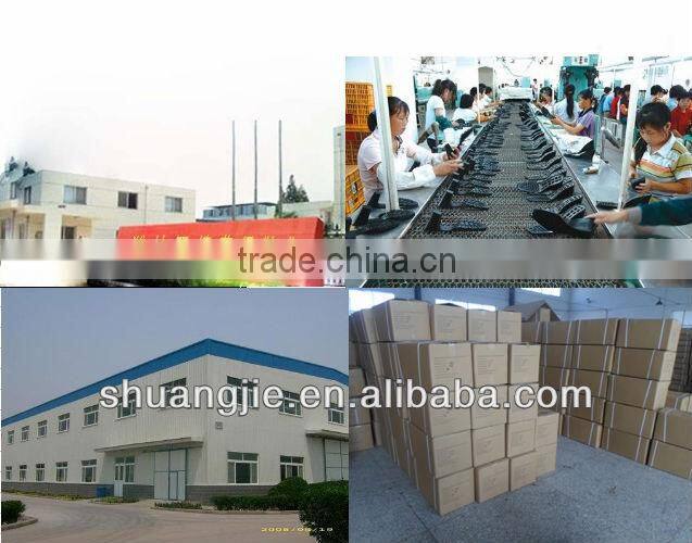 white leather PU injected safety shoes work shoes 8019