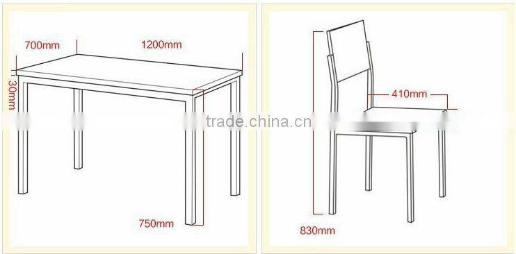 B1243 dining room furniture type and home furniture general use dining table set