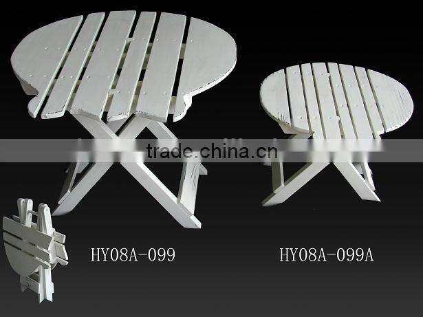Decorative fruit shape foldable wood chair for garden
