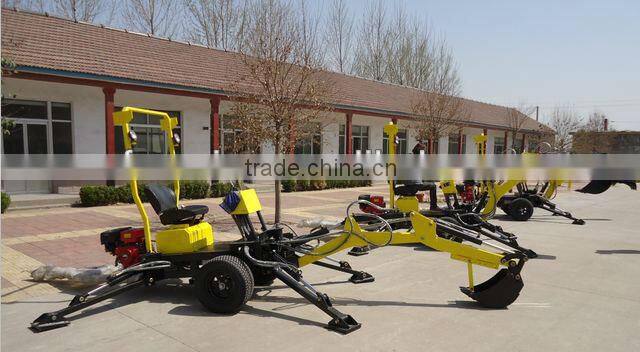 The China largest manufacturer for small towable backhoe