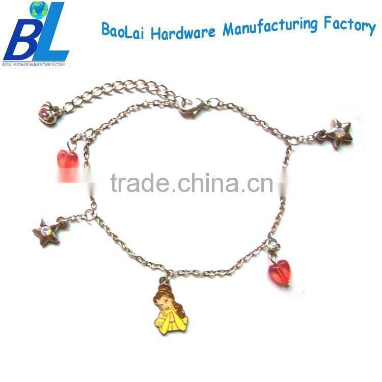 Metal bird shape cute hair accessories for little girls