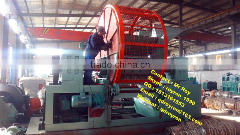 Waste Used tire cutting machine rubber tire cutting machine