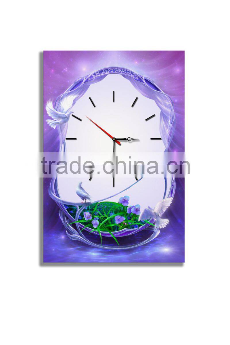 Larger digitatal modern romatic decorative kitchen clocks