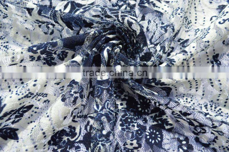 Polyester Spandex Mesh Jacquard Tulle Fabric Design For Tulle Skirt DSN518