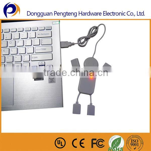 4 Ports USB Hub Mobile Phone Holder