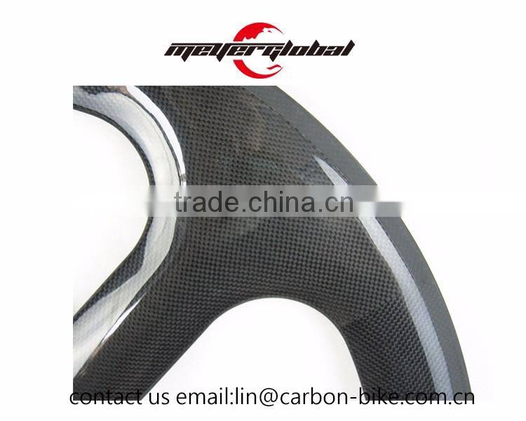MeyerGlobal best quality 700C chinese 5 spoke carbon track fixie wheels single speed T800