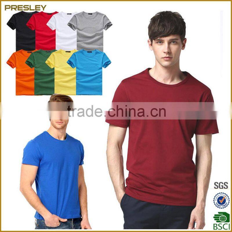 Guangzhou T-Shirts Factory Supply cheap bulk blank white pain short sleeve cotton t shirts
