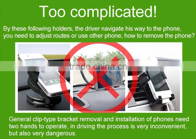 Universal Aluminum Magnetic 360 Degree Rotation magnetic cell phone holder for smart phone