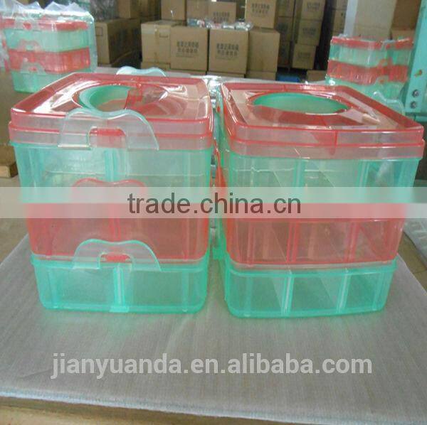 plastic storage boxes /clear plastic storage box with dividers /plastic storage box with handle